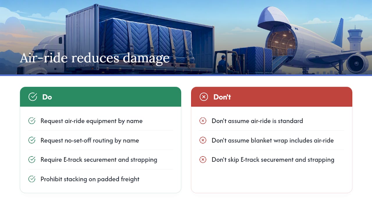 Why Air-Ride Trailers and Trained Crews Actually Matter — overview diagram