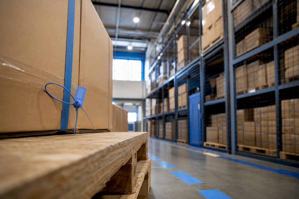Secured inventory inside a bonded warehouse