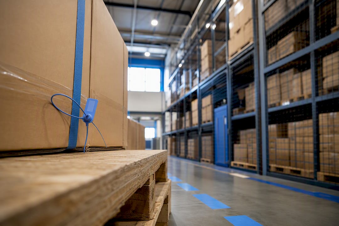 Secured inventory inside a bonded warehouse