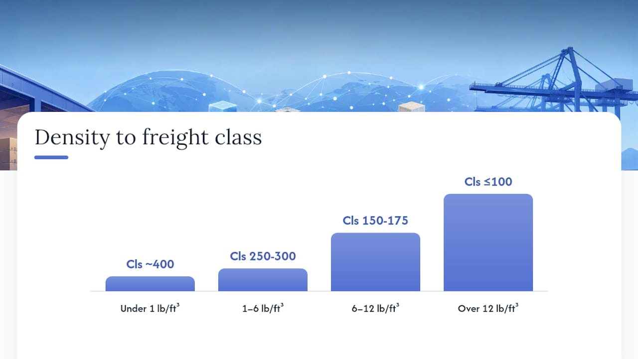 How Can One NMFC Article Map to Multiple Freight Classes? — overview diagram