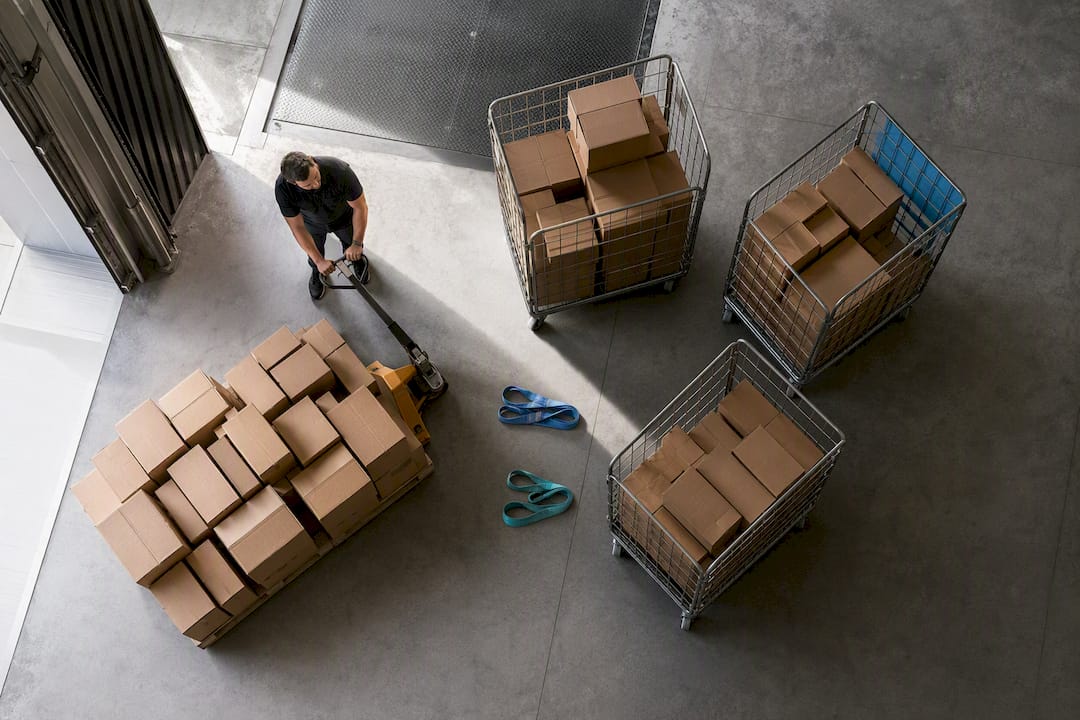 Consolidated freight sorted for regional deliveries